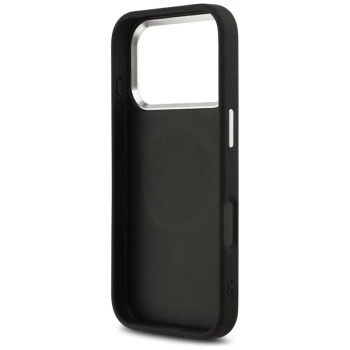 Karl Lagerfeld Initial & Metal Logo MagSafe - Etui iPhone 17 Pro (czarny)