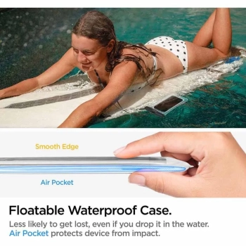 Spigen A610 Universal Waterproof Float Case - Etui do smartfonów do 6.9