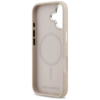 Karl Lagerfeld Karl & Choupette Pins MagSafe - Etui iPhone 17 (różowy)