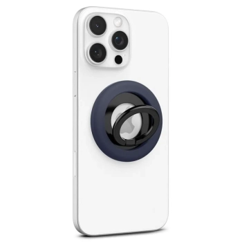 Spigen Nano Pop MagSafe Phone Ring - Magnetyczny uchwyt na palec z funkcją podstawki (Bluberry Navy)