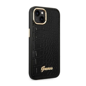 Guess Croco Collection - Etui iPhone 14 Plus (czarny)