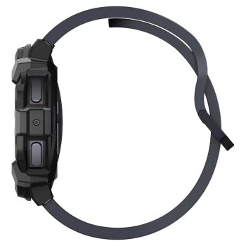 Spigen Rugged Armor - Obudowa do Samsung Galaxy Watch 7 44 mm (Matte Black)