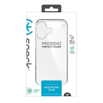 Speck Presidio Perfect-Clear - Etui iPhone 16 (Clear)