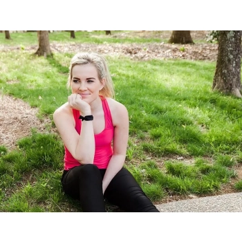 Griffin Ribbon Wristband - Opaski do Fitbit i Sony SmartBand (zestaw srebrny i fioletowy)