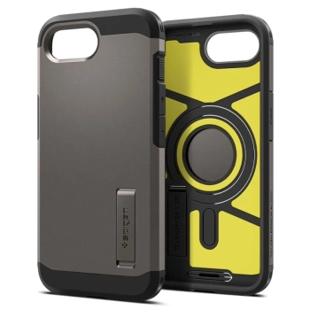 Spigen Tough Armor Mag MagSafe - Etui do iPhone 16e (Gunmetal)