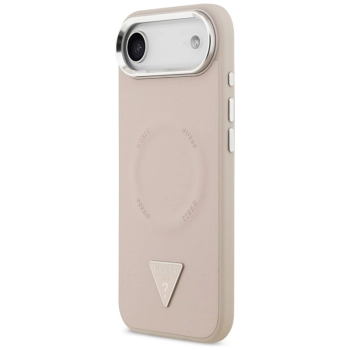 Guess Triangle Logo MagSafe - Etui iPhone Air (różowy)