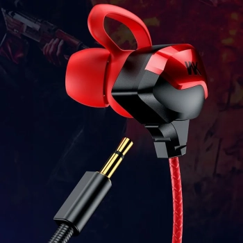 WEKOME ET-Y30 ET Series - Słuchawki przewodowe dla graczy jack 3.5mm (Czerwony)