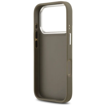 Guess Grained Big 4G Classic Logo - Etui iPhone 17 Pro (brązowy)
