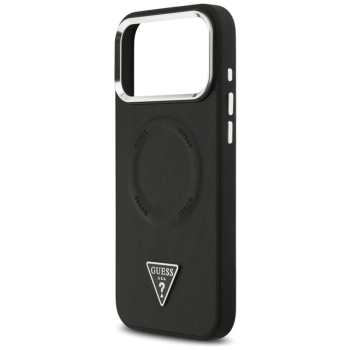 Guess Triangle Logo MagSafe - Etui iPhone 17 Pro (czarny)