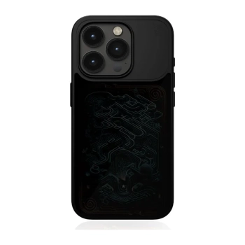STM Reveal Warm MagSafe - Etui antystresowe iPhone 15 (Black Realm)