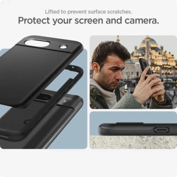 Spigen Thin Fit - Etui do Google Pixel 8A (Czarny)