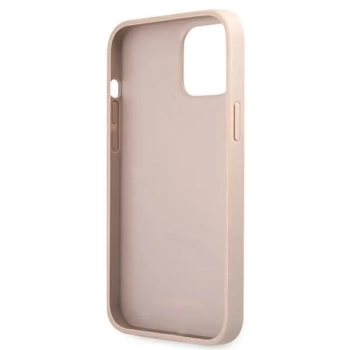 Guess 4G Metal Gold Logo - Etui iPhone 12 / iPhone 12 Pro (różowy)