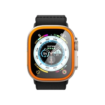 Spigen Glas.TR Slim Pro - Szkło hartowane do Apple Watch Ultra 49 mm (Pomarańczowy)