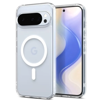 Spigen Ultra Hybrid Mag MagSafe - Etui do Google Pixel 10 / 10 Pro (Clear/White)