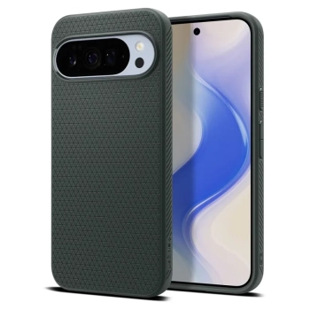 Spigen Liquid Air Mag MagSafe - Etui do Google Pixel 10 Pro XL (Abyss Green)