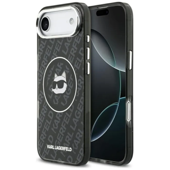 Karl Lagerfeld IML Choupette Head Logo MagSafe - Etui iPhone Air (czarny)