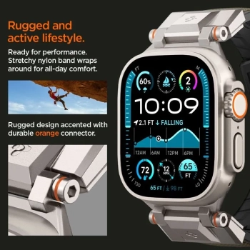Spigen DuraPro Armor - Pasek do Apple Watch 44/45/46/49 mm (Military Green)