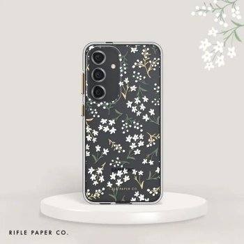 Rifle Paper Clear - Etui Samsung Galaxy S24+ (Petite Fleurs)