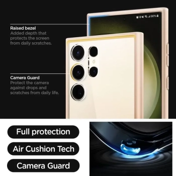 Spigen Ultra Hybrid - Etui do Samsung Galaxy S23 Ultra (Sand Beige)