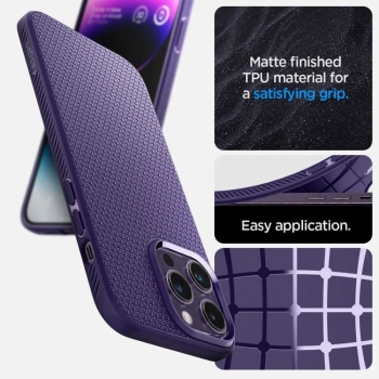 Spigen Liquid Air - Etui do iPhone 14 (fioletowy)