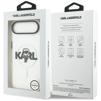 Karl Lagerfeld IML Karl Sketch Logo MagSafe - Etui iPhone Air (przezroczysty)