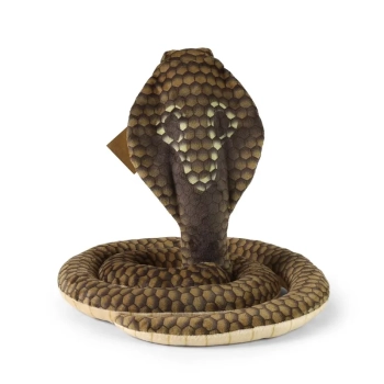 Rappa - Pluszowa realistyczna maskotka Wąż Kobra 127 cm Eco-Friendly