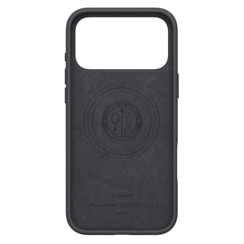 Spigen Silicone Fit Mag MagSafe - Etui do iPhone 17 Pro Max (Black)