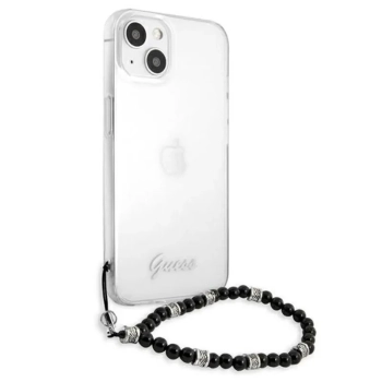 Guess Black Pearl Strap - Etui iPhone 15 / 14 / 13 (przezroczysty)