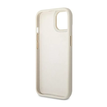 Guess Croco Collection - Etui iPhone 14 Plus (srebrny)
