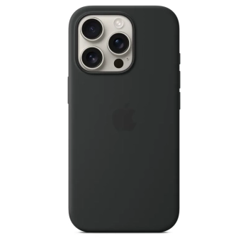 Apple Silicone Case - Silikonowe etui z MagSafe do iPhone 16 Pro (czarny)