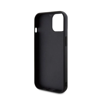 Karl Lagerfeld 3D Rubber Glitter Logo - Etui iPhone 15 (czarny)