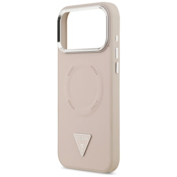 Guess Triangle Logo MagSafe - Etui iPhone 17 Pro Max (różowy)