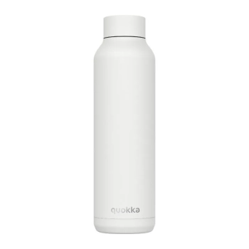 Quokka Solid - Butelka termiczna ze stali nierdzewnej 630 ml (White)