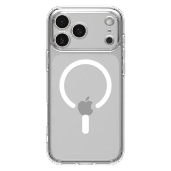 Spigen Ultra Hybrid Mag MagSafe - Etui do iPhone 17 Pro Max (Clear/White)