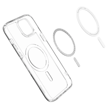 Spigen Ultra Hybrid Mag MagSafe - Etui do iPhone 15 (Biały)