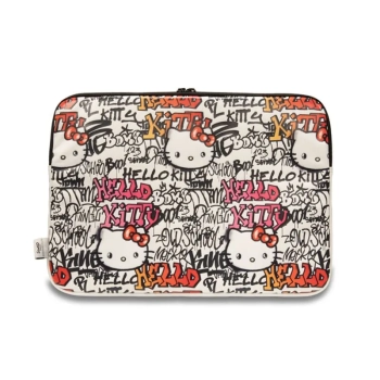 Hello Kitty Zip PU Tags Graffiti Sleeve - Etui na notebooka 13
