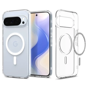 Spigen Ultra Hybrid Mag MagSafe - Etui do Google Pixel 10 Pro XL (Clear/White)