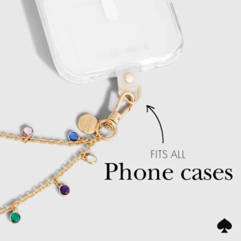 Kate Spade New York Universal Phone Charm Wristlet - Uniwersalna smyczka do telefonu (High Shine)