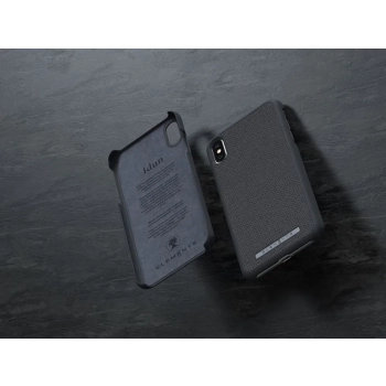 Nordic Elements Original Idun - Materiałowe etui iPhone Xs Max (Mid Grey)