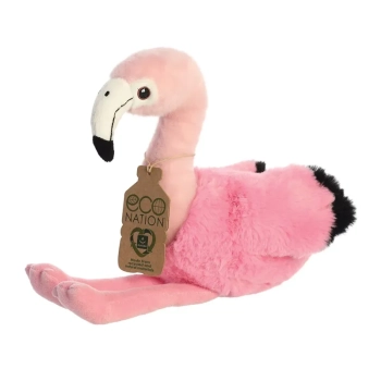 Eco Nation - Pluszowa maskotka / przytulanka Flaming siedzący 27 cm Eco-Friendly