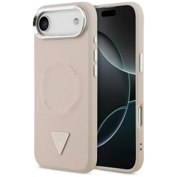 Guess Triangle Logo MagSafe - Etui iPhone Air (różowy)