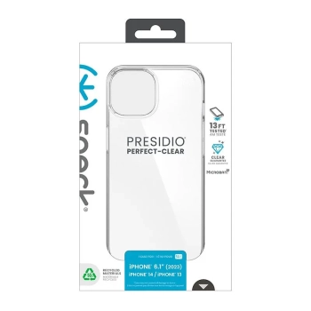 Speck Presidio Perfect-Clear - Etui iPhone 15 / iPhone 14 / iPhone 13 (Clear)