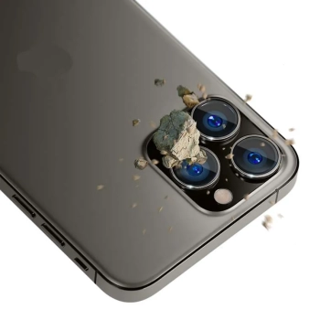 3mk Lens Protection Pro - Szkło na obiektyw aparatu iPhone 15 Pro (Grafitowy)