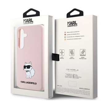 Karl Lagerfeld Silicone Choupette - Etui Samsung Galaxy S24 (różowy)