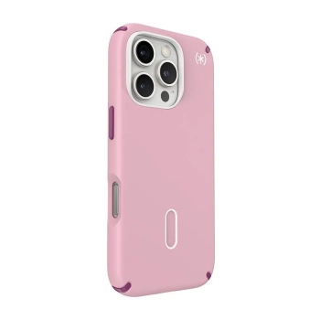 Speck Presidio2 Pro ClickLock & MagSafe - Etui iPhone 16 Pro (Wednesday Pink / Boysenberry Purple / White)