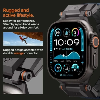 Spigen DuraPro Armor - Pasek do Apple Watch 44/45/46/49 mm (Navu Blue)