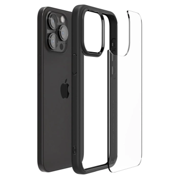 Spigen Ultra Hybrid - Etui do iPhone 15 Pro (Matte Black)