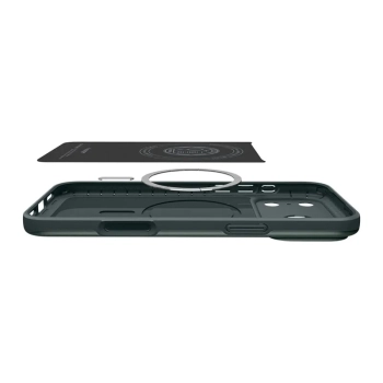 Spigen Thin Fit Mag MagSafe - Etui do iPhone 17 Pro (Abyss Green)