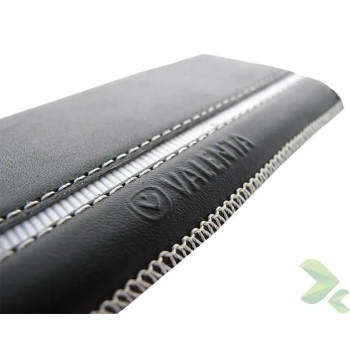 Valenta Pocket Stripe - Skórzane etui wsuwka (czarny)