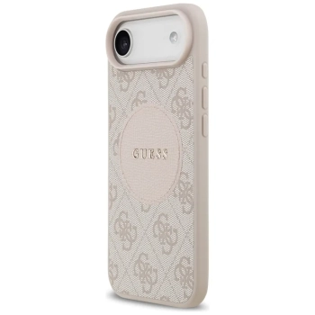 Guess 4G Circle Classic Logo MagSafe - Etui iPhone Air (różowy)